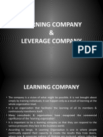 Learning Company &amp Leverage Company