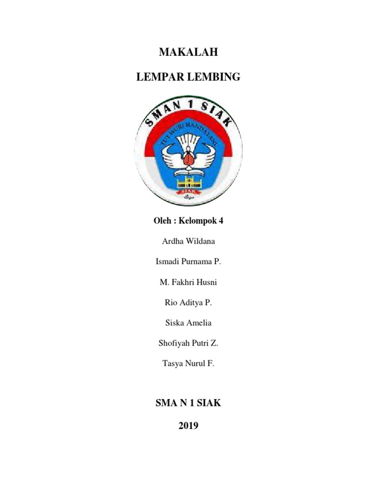 Makalah Lempar Lembing