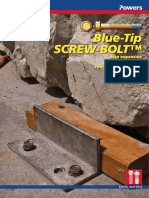 Blue-Tip Screw Bolt