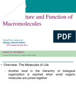 Module I - 5d. Chapter - 5 - Structure and Function of Macromolecules PDF
