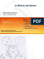 2019 - Batuan - Batuan Sedimen Karbonat