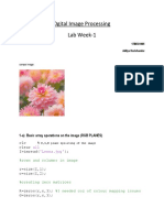 Dgital Image Processing-Labweek-1