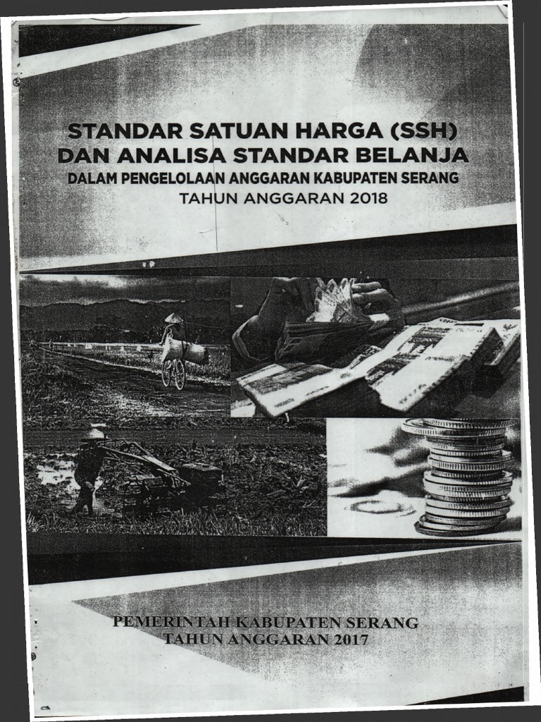 Standar Satuan Harga KabSerang - 2018 PDF | PDF