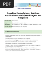 Acção de Formação "Desafios Pedagogicos