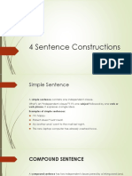 Sentence Construction