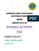Physics Activity File