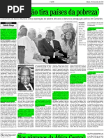Celestine Monga - Caridade não tira países da pobreza (in ''O Globo'', Prosa & Verso, 20 Nov 2010)