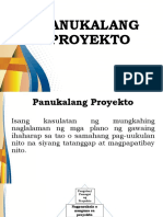 Panukalang Proyekto