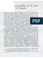 OBJETOS DESCONOCIDOS EN EL CIELO DE ESPAÑA (Antonio Ribera, "Revista de Occidente", Oct'63)