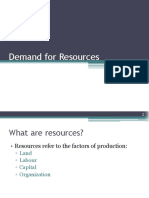 Ppt10 Demand For Resources