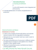 International Business Unit 1 PDF