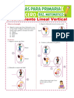 Ejercicios de Ordenamiento Lineal Vertical para Tercero de Primaria