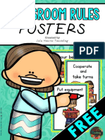 Classroom Rules Posters FREE