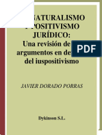 Javier Dorado Porras Iusnaturalismo y Positivism PDF