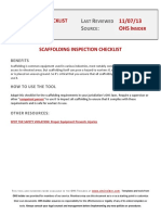 Scaffold Inspection Checklist 03 PDF