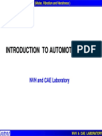 Introduction To Automotive NVH