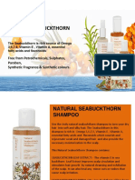 Natural Seabuckthorn Products for Skin and Hair Care