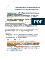 Reference, Denotion and Sense Theory and Practice