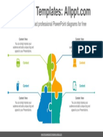 Human Puzzle Matrix PowerPoint Diagram Template