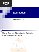 Session 10 & 11 - Estimation