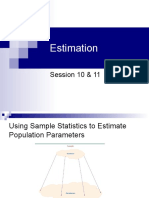 Session 10 & 11 - Estimation
