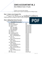 QUICKBOOKS ACCOUNTANT MIDTERM