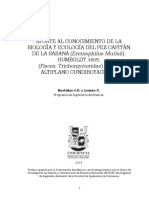 Libro Aportes Al Conocimiento de La Biologia Del Pez Capitán PDF