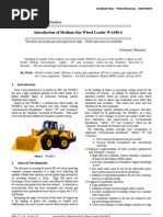 Introduction of Medium Size Wheel Loader WA380-6