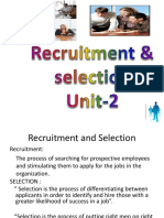 Recruitment & Selection Final