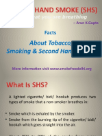 Second Hand Smoke (SHS) : Look What You Are Breathing