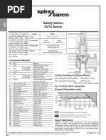 SV60 Flanged Safety Valve Specifications | PDF | Valve | Steel
