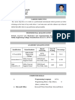 CV of T.ranjan