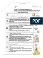 Objectivos para o 4 Teste 5º Ano