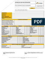 Lista de Verificaciones Previo A Hormigonado