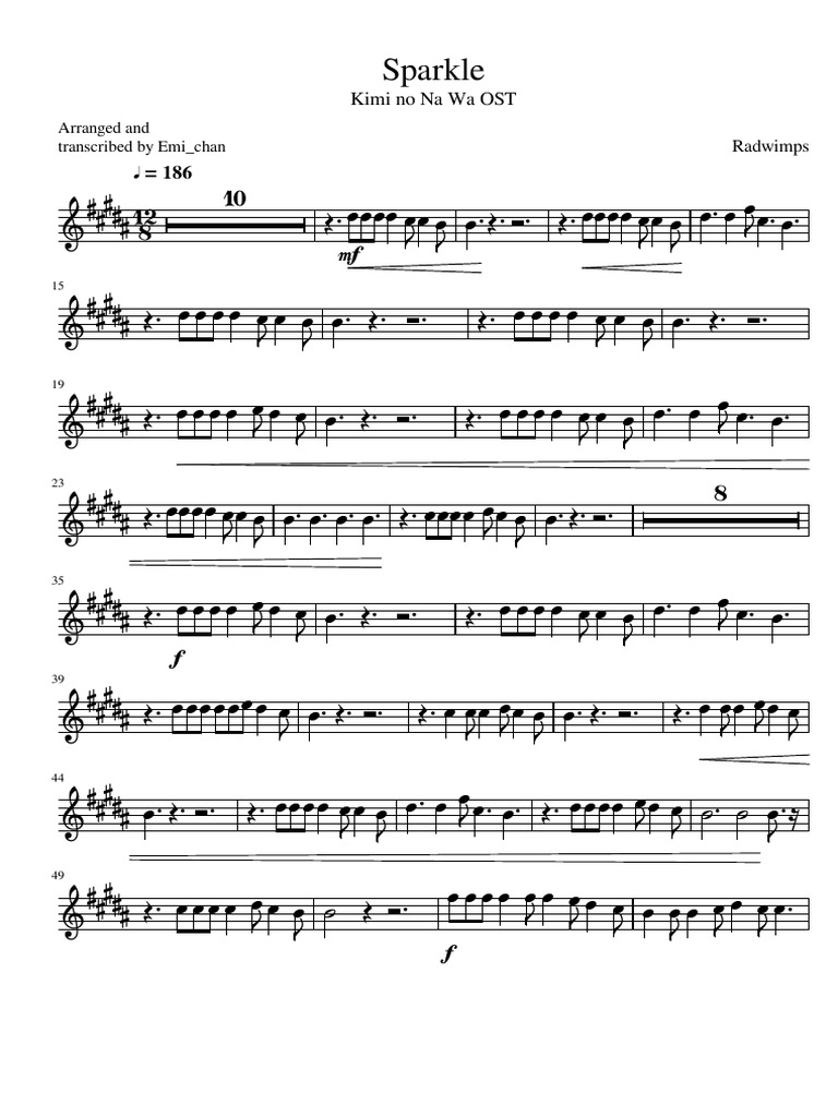 Sparkle Kimi No Na Wa Pdf