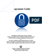Programme Guide PGDIS ACISE - July '2013 2