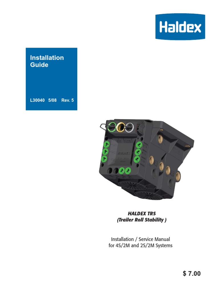 Haldex Trs PDF PDF Electrical Connector Anti Lock Braking System
