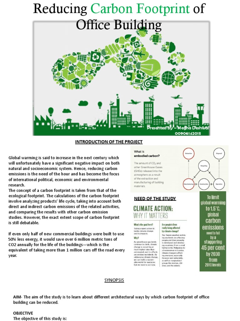 Reducing Carbon Footprint of A Building | PDF | Carbon Footprint ...