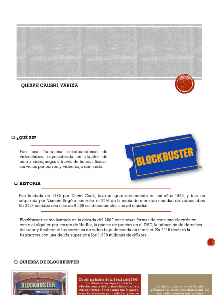 Netflix y Blockbuster | PDF | Televisión | Internet