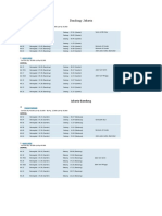 JADWAL Kereta