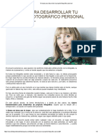 10 claves proyecto foto personal