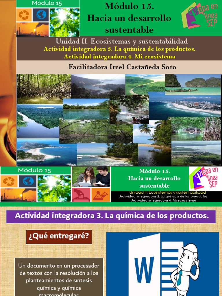 Act 3 Y 4 Modulo 15 Catalisis Entorno Natural