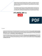 Manual de Instrucciones Aprilia Atlantic 300 PDF