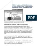 PART 137 What is Heat Affected Zone (HAZ)