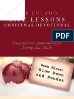 Lucado Life Lessons Christmas Devotional - Week 3