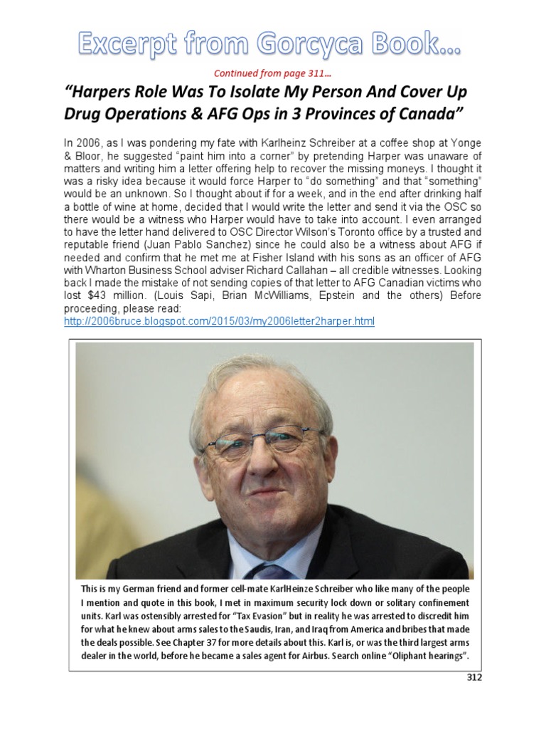 The Corruption, Cover-Ups and Criminal Collusion Between PM Stephen Harper & Jeb Bush allowed Corrupt FBI Terry Nelson To Smuggle More Than $1Billion Of Cocaine And Heroin Into Canada For 8 Years. Fortunes are stashed in Secret Panama Bank Accounts At