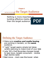 Defining The Target Audience: Nothing Is More Important To Building Effective Media Plan Than The Target Audience