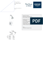 GROHE Specification Sheet 35023002