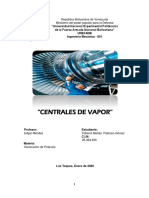 Centrales de vapor: tipos y componentes