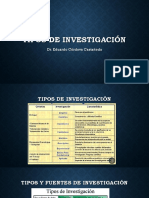 Tipos de Investigación